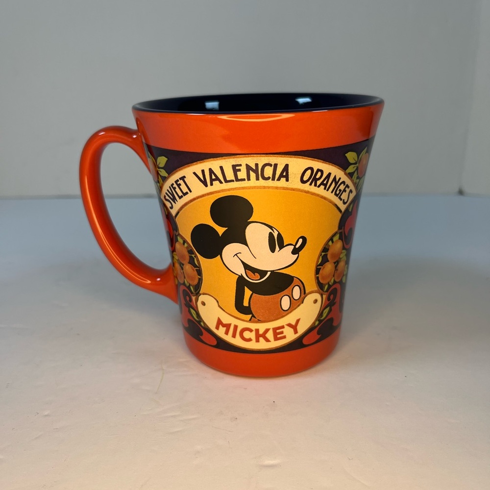 Disney Orange and Black Ceramic Dining Mug Set
